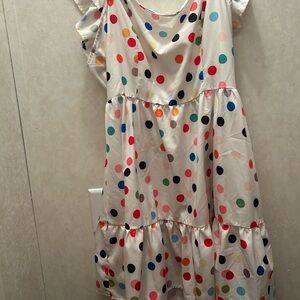 SHEIN Multicolor Polka Dot Blouse